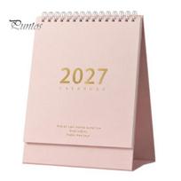 Task Checklist Pad Desk Calendar 2026-2027, Oct 2026-Dec 2027 14-Month Calendar, Large Monthly Planner for Office Desktop Planning, Organizing Vertical payment rožinė