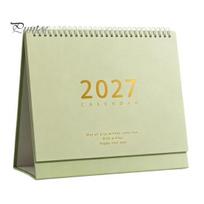 Task Checklist Pad Desk Calendar 2026-2027, Oct 2026-Dec 2027 14-Month Calendar, Large Monthly Planner for Office Desktop Planning, Organizing Transverse žalia