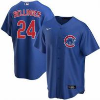 Chicago Cubs MLB Embroidered Baseball Jersey Unisex Fan Apparel Team Sportswear 24 Navy Blue - XXL