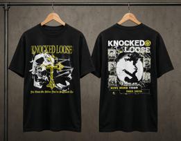 Knocked Loose Hive Mind Tour 2026 T-Shirt XXXXL gray