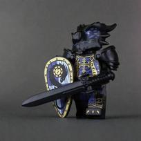 Drakono Riterio Minifigūrėlės Statybiniai Blokeliai Nesąžiningas Žaislas black