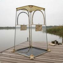 Clear PVC Viewing Shelter Waterproof View Dome Tent Windproof gray