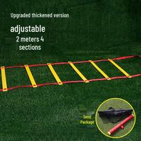 Agility Ladder for Kids - Speed Footwork Training for Football & Basketball 50cm length, 3.7cm width, 2.2mm thick black