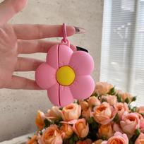 Pink flower apple AirPods Pro for 1/2/3/4th generation wireless bluetooth headset cover anti-drop protective case airpods new 4th generation pink