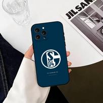 S-Schalke 04-PC Phone Case For iPhone 17,16,15,14,13,12,11 Plus,Pro Max,XS,Soft Silicone Black Cover iPhone16 gray