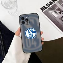 S-Schalke 04-PC Phone Case For iPhone 17,16,15,14,13,12,11 Plus,Pro Max,XS,Soft Silicone Black Cover iPhoneXSMAX