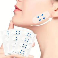 40Pcs/Set Invisible Thin Face Stickers V-Shape Fast Lifting Facial Lift Up Neck Eye Double Chin Wrinkle Makeup Adhesi… More beige
