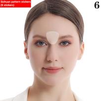 Reusable Silicone Hydrogel Patch Face Neck Wrinkle Removal Patch Pad Facial Skin Lift Anti Aging Facial Beauty Tools as the picture beige