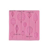 Balloon Pattern Pudding Fondant Cake Decorative Silicone DIY Mold Soap Making Tool pink