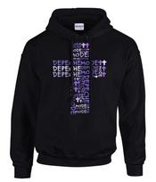 Depeche Mode DM Rock Music Hoodie Hooded Sweatshirt Black -31076 -SW L blue