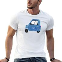 Peel P50 - microcar T-Shirt Basic Tee Shirt for Everyday Outfit M white