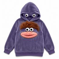 Kids' Funny Halloween Pajama Sweatshirt for Boys and Girls 150 gray