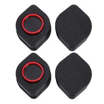 4Pcs 3D Printer Anti Vibration Pads Fit for Bambu Lab P2S Damping Cushion Feet Anti Slip Shock Absorbing Foot Pad black