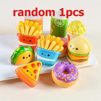 Mini Slow Rising Food & Fries Squishy Squeeze Toys Random Styles Soft Fun Stress Relief Sensory Fidget Toys For Kids Adults