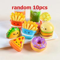 Mini Slow Rising Food & Fries Squishy Squeeze Toys Random Styles Soft Fun Stress Relief Sensory Fidget Toys For Kids Adults