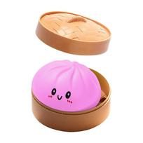 Hot 1-12Pcs Glitter Dumpling Squishies Glitter Dumpling Squishy With Box Dumplings Sensory Squeeze Toy For Stress Relief