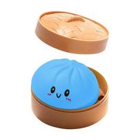 Hot 1-12Pcs Glitter Dumpling Squishies Glitter Dumpling Squishy With Box Dumplings Sensory Squeeze Toy For Stress Relief