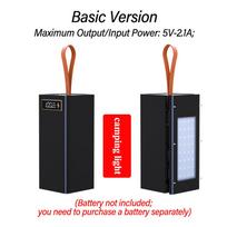 32 Cells 18650 DIY Power Bank Case Kit Detachable No Soldering Wireless Charge Camping Light Mobile Power Shell Without Battery juoda