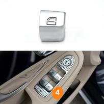 Automobilio lango pakėlimo jungiklio mygtuko dangtelio pakeitimas Mercedes Benz C E GLC S klasėms W205 W253 W213 W293 W222