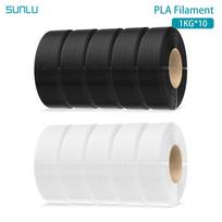 SUNLU High Speed Matte PETG/PLA/PLA+2.0 10KG 3D Printer Filament 1.75mm 1KG,Reusable Spools Compatible with Bambu Lab A1 Printer