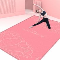 Neslystantis smūgius sugeriantis jogos ir fitneso kilimėlis - Itin ilgas ir platus vyrams ir moterims 80x160 cm