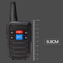 Mini Walkie Talkie Two Way Radio Compact Communication Device For Restaurant Hotel KTV Small Size Easy To Use