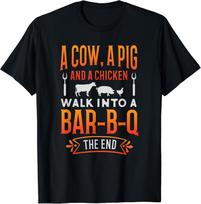 Barbecue BBQ Joke GIft For Grill Master Chef Gift Unisex T-Shirt 4XL orange
