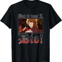 JoJo's Bizarre Adventure It Was I Dio Meme Anime T-Shirt XXXXXL juoda