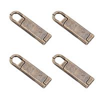 4Pcs Zippers Puller Replacement Detachable Zippers Pulls Zippers Replacement Sliders for Clothing Suitcases Luggage Tents varis