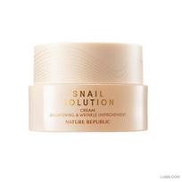 Nature Republic Snail Solution Cream 52ml (+Free gift) white