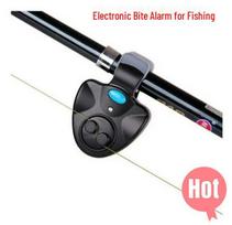 YOLO Smart Night Fishing Bite Alarm for Sea Rods juoda