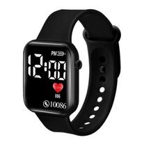 Fashion Sports Gift Digital Watch Smart Watch Children Wrist Watch Student Electronic Watch black