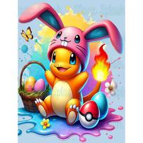 Rabbit Ear Eevee Frozen Anna Elsa Diamond Painting New Full Diamond Cute Girly Style Handmade DIY Diamond Embroidery Material Pack Round 40x50cm