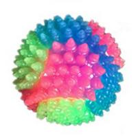 Šviečiantis kamuolys Elastingas Linksmas Mankštos Guminis Mirksintis Elastingas Kamuolys Augintinio Reikmuo Namams 2 blue