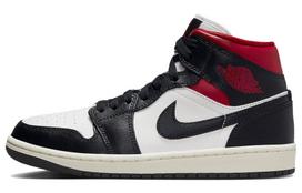 Jordan 1 Mid Gym Red Panda Women's BQ6472-061 38 black