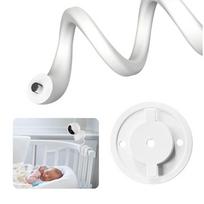 Baby Monitoring In-home Security Indoor Camera Stand Flexible Camera Bracket For Home Adjustable Camera Angle Compact Size China Mainland white