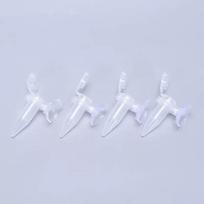Brine Shrimp Egg Feeder for Ornamental Fish and Fry Feeder with Suction Cup 1.5ml white