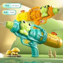 Kids Large duck dinosaur shark Portable Summer Absorbing High Pressure Water Gun Beach Outdoor Water Rifle Fight Adult Toys orange