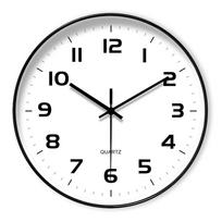 Round Minimalist Quartz Wall Clock, Classic Simple Decor (Batteries Not Included), 10-16 Inches (as the picture,16 inch)