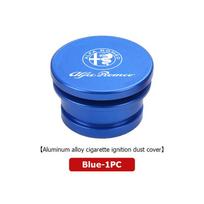 Car Cigarette Lighter Protective Cover Dust Plug Accessories For Alfa Romeo Giulietta GT 159 147 156 Mito Brera Giulia Spider F1 blue