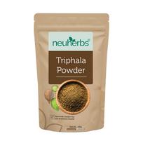 Neuherbs Organic Triphala Powder 100 Gm x  pack of 2 For Digestion & Gut Health Natural Detox brown