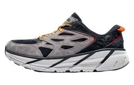 HOKA ONE ONE Clifton L Suede 'Black Lunar Rock' 1122571-BLRK 45