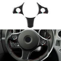 For Alfa Romeo 159 (2004-2011) Accessories, Car Center Console Gear Shift Panel,Steering Wheel Carbon Fiber Interior Stickers. style 8