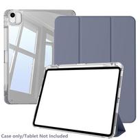 Dėklas iPad Air 13 colių dėklas M4/M3/M2(//) Skaidrus galinis dangtelis su pieštukų laikikliu, automatinis miego ir žadinimo režimas iPad Air 13 M3