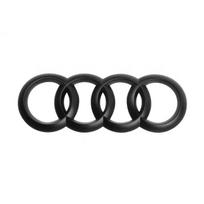 New Car Front Grille 4Ring Emblem Audi A3 A4 A5 A6 A7 A8 TT S3 S4 S5 S6 RS3 RS4 RS5 RS6 Q3 Q5 Q7 Rear Trunk Badge Car Logo Badge Rear 230x80mm