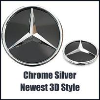 Style Front Grill Chrome Star Emblem Fit For Mercedes Benz CLA-Class W118 2020-2023 CLA200 CLA250 CLA35 AMG