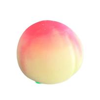 Crunchy Squishy Peach Handmade Stress Ball Crispy Sound Squeeze Toy Round Blocks Filled Stress Relief Asmr Sensory Fidget Toy