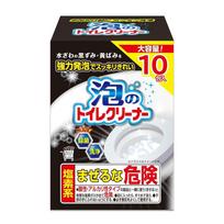 BULK LIFE PIKUS Foam Toilet Cleaner Chlorine Type 40g Packs 10 gray