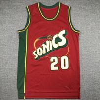 Vyriški krepšinio marškinėliai Seattle SuperSonics stiliaus 20 35 40 Siuvinėtas komandinio sporto marškinėlis Treniruočių žaidimo apranga XXL
