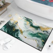 Diatominis purvo vonios sugeriantis kilimėlis buitinis paprastas tualetas tualeto durų pagalvėlė sugeriantis neslystantis greitai džiūstantis kilimėlis 40 * 60Cm Diatom Mud